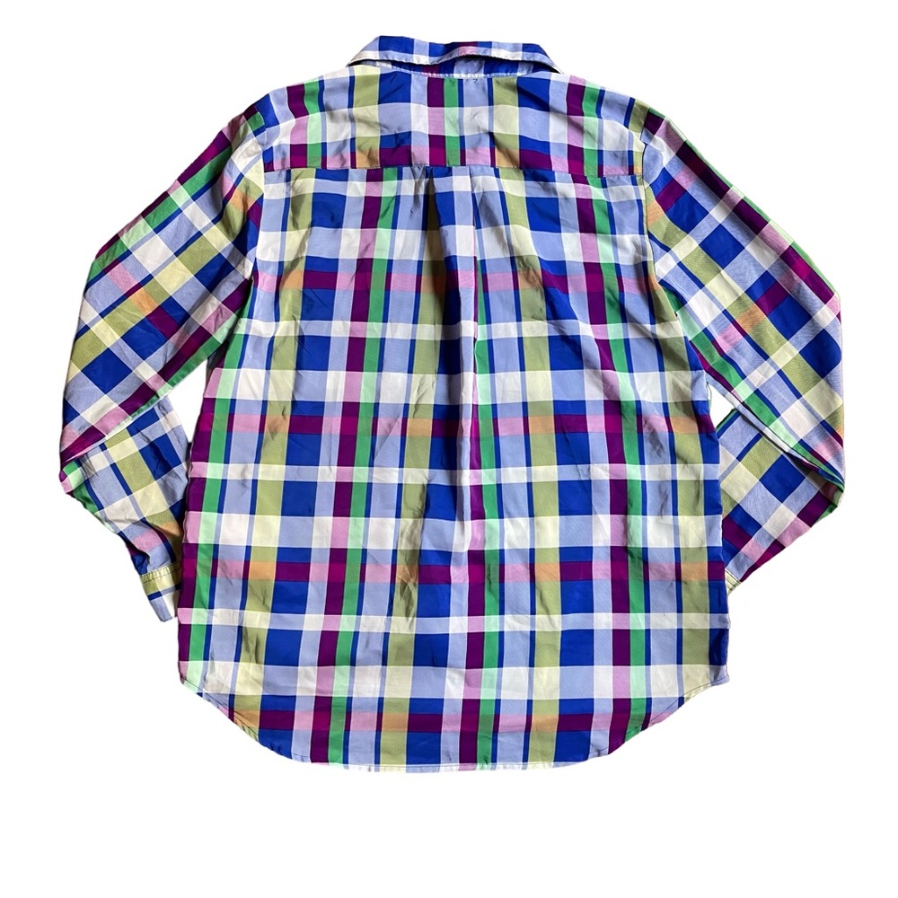 GAP Colorful Plaid Button Up - Picture 2 of 4